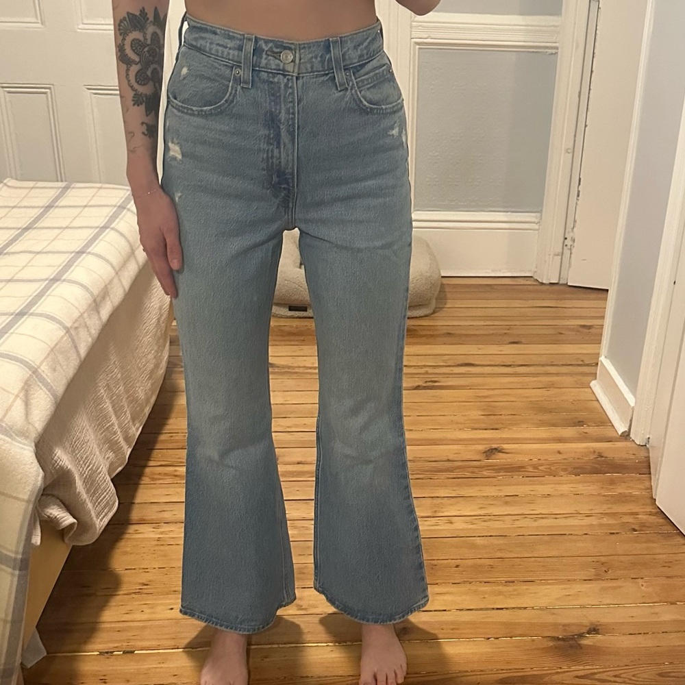 70’s High Flare Light Blue Women’s Jeans